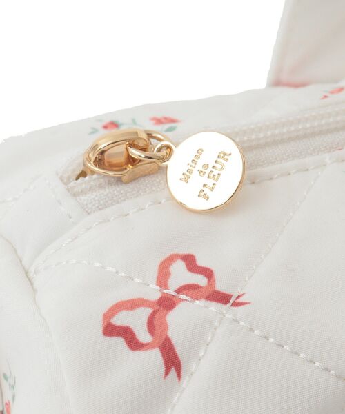 セール】フラワーリボンプリント2Wayボストンバッグ（ボストンバッグ