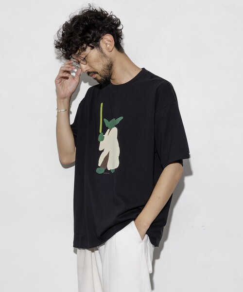 cotton pan（コットンパン）の「COTTON PAN/コットンパン マスター フロントプリントTシャツ / CP25SS-FH003（Tシャツ/カットソー・メンズ・ブラック/ホワイト・M/L）」の6枚目の写真