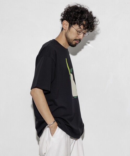 cotton pan（コットンパン）の「COTTON PAN/コットンパン マスター フロントプリントTシャツ / CP25SS-FH003（Tシャツ/カットソー・メンズ・ブラック/ホワイト・M/L）」の10枚目の写真