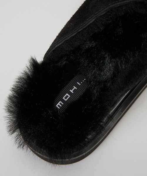 MOHI（モヒ）の「【MOHI】ファーサンダル（サンダル・レディース・ブラウン/ブラック・37/38）」の7枚目の写真