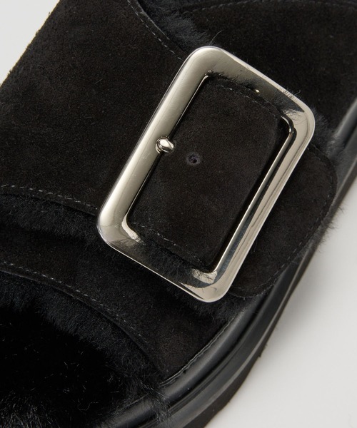 MOHI（モヒ）の「【MOHI】ファーサンダル（サンダル・レディース・ブラウン/ブラック・37/38）」の8枚目の写真