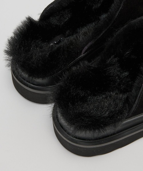 MOHI（モヒ）の「【MOHI】ファーサンダル（サンダル・レディース・ブラウン/ブラック・37/38）」の10枚目の写真