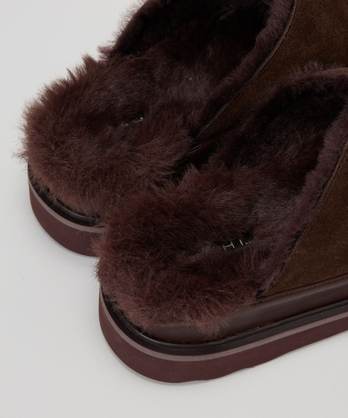 MOHI（モヒ）の「【MOHI】ファーサンダル（サンダル・レディース・ブラウン/ブラック・37/38）」の12枚目の写真