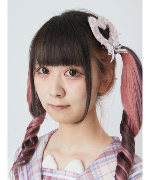 Ank Rouge(アンクルージュ)の「ファーのハートピン(ヘアピン・レディース・ピンク/ホワイト/ブラック・FREE)」の7枚目の写真