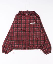 ESSENTIALS 赤 フード付きナイロンジャケット ナイロンジャケット（レッド/赤色系）ファッション通販 - ZOZOTOWN
