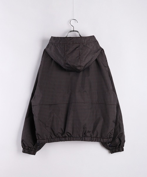 WESTSEA(ウエストシー)の「総チェック柄 フード付 ブルゾン(ブルゾン・メンズ・レッド/ブラウン/ネイビー/ブラック・L/M)」の9枚目の写真
