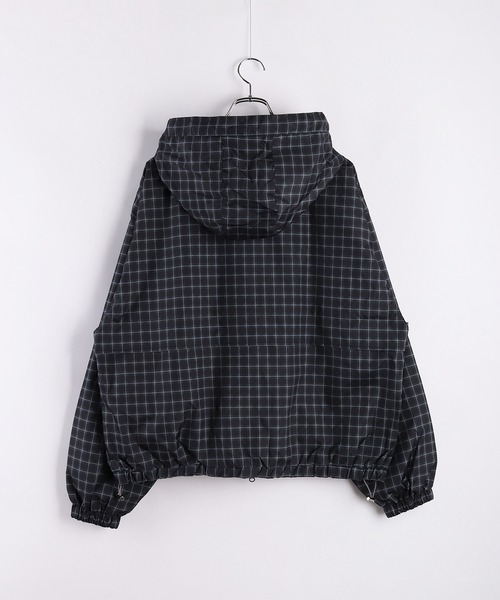 WESTSEA(ウエストシー)の「総チェック柄 フード付 ブルゾン(ブルゾン・メンズ・レッド/ブラウン/ネイビー/ブラック・L/M)」の5枚目の写真