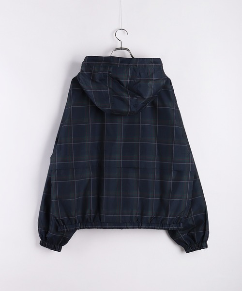 セール】総チェック柄 フード付 ブルゾン（ブルゾン）｜WESTSEA