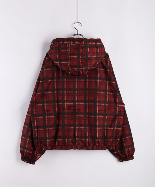 セール】総チェック柄 フード付 ブルゾン（ブルゾン）｜WESTSEA