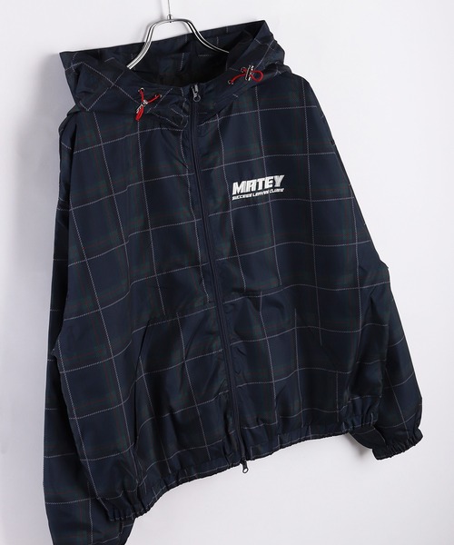パラディーゾ メンズL ウィンドブルゾン フード付き 新品未使用 黒チェック柄 総チェック柄 フード付 ブルゾン（ブルゾン）｜WESTSEA（ウエストシー