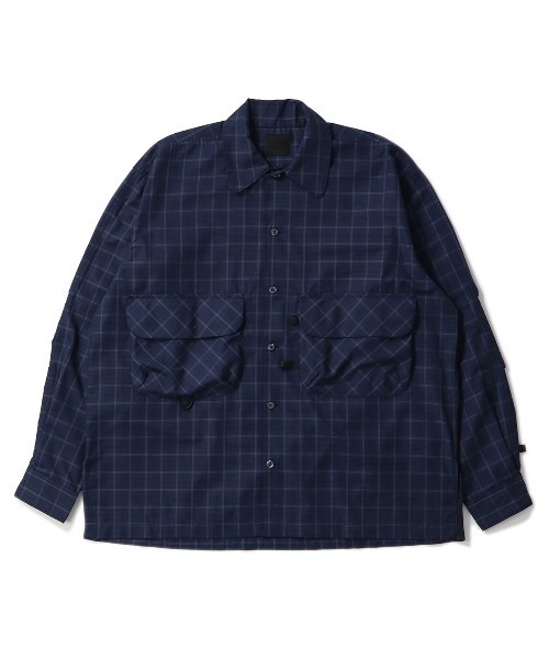 DAIWA PIER39 ダイワピア39 オープンカラーシャツ NAVY DAIWA PIER39 TECH SPORTS OPEN COLLAR SHIRT ダイワ ピア39
