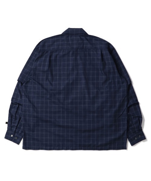 DAIWA PIER39 ダイワピア39 オープンカラーシャツ NAVY DAIWA PIER39 (ダイワピア39) TECH SPORTS OPEN COLLAR SHIRT L