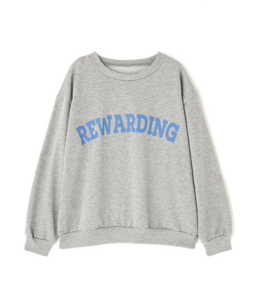 N.(N. Natural Beauty Basic)(エヌエヌナチュラルビューティーベーシック)の「カレッジロゴスウェット(スウェット・レディース・ネイビー/グレー/ブラウン・MEDIUM)」の4枚目の写真