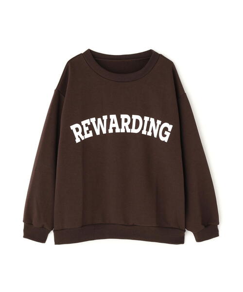 N.(N. Natural Beauty Basic)(エヌエヌナチュラルビューティーベーシック)の「カレッジロゴスウェット(スウェット・レディース・ネイビー/グレー/ブラウン・MEDIUM)」の16枚目の写真