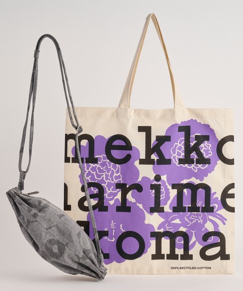 マリメッコ ノベルティ セール】【ノベルティ付】Unikko / Karla Denim shoulder bag