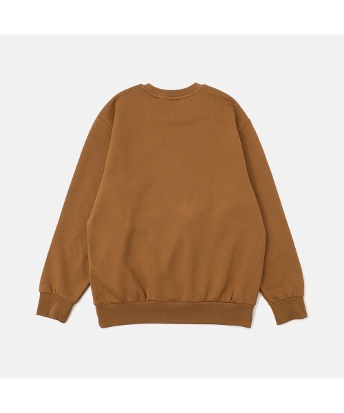 Timberland(ティンバーランド)の「シリコン バッジ クルーネック スウェット シャツ メンズ(スウェット・メンズ・ダークベージュ・XX-LARGE/X-LARGE/LARGE/MEDIUM/SMALL/X-SMALL)」の2枚目の写真