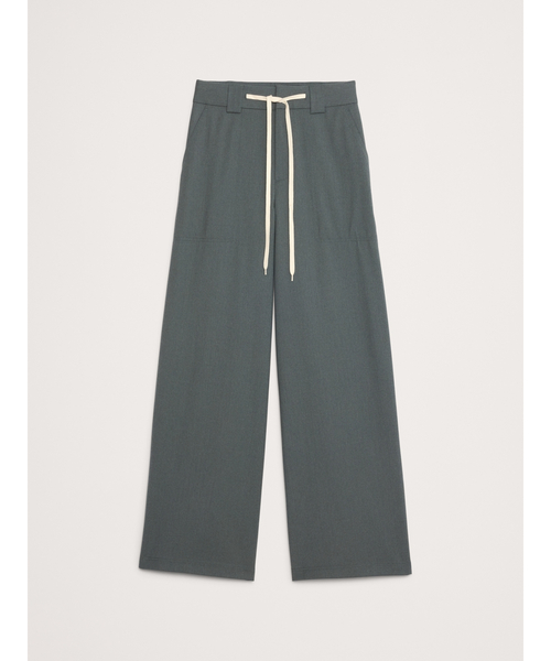 Banana Republic(バナナリパブリック)の「ハイライズ ワイドレッグ イタリアンウール パンツ(その他パンツ・レディース・ブラック/ブルー/ライトグレー・0/8/6/4/2)」の16枚目の写真