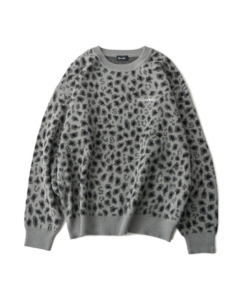 Subciety(サブサエティ)の「Patterned knit(ニット/セーター・メンズ・ブラウン/ブラック/カモフラージュ/ブラック系その他/グレー・X-LARGE/LARGE/MEDIUM)」の12枚目の写真