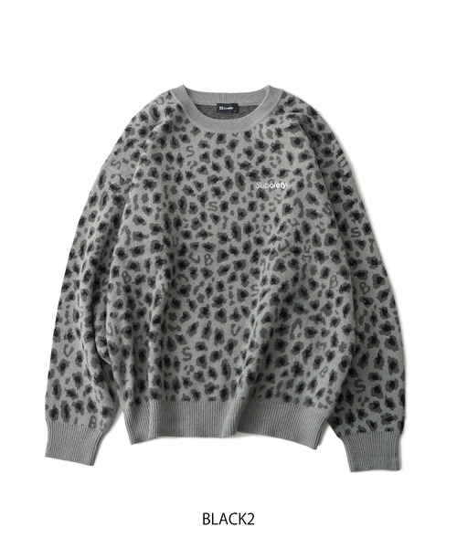 Subciety(サブサエティ)の「Patterned knit(ニット/セーター・メンズ・ブラウン/ブラック/カモフラージュ/ブラック系その他/グレー・X-LARGE/LARGE/MEDIUM)」の7枚目の写真