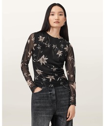 CAIA FLORAL MESH TOP | CAIA フローラル メッシュ トップ