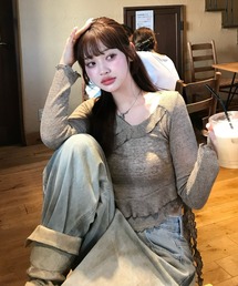 未使用☆カシュクールＴシャツ カシュクール」に該当するTシャツ/カットソーファッション通販 - ZOZOTOWN