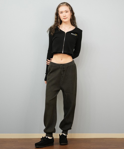 ROXY(ロキシー)の「ROXY/ロキシー スウェットニットパンツ RPT254012(その他パンツ・レディース・モカ/スミクロ/グレー・M/L)」の7枚目の写真