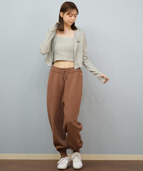 ROXY(ロキシー)の「ROXY/ロキシー スウェットニットパンツ RPT254012(その他パンツ・レディース・モカ/スミクロ/グレー・M/L)」の18枚目の写真