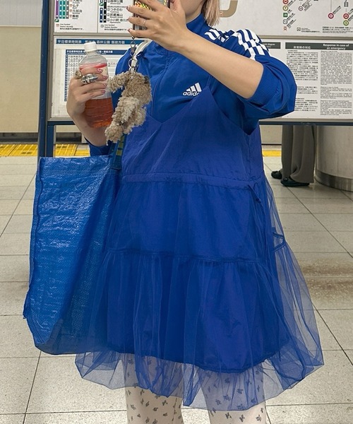 Alley Tokyo(アリートーキョー)の「マルチウェイ過ぎるチュールコルセットワンピ(ワンピース・レディース・オフホワイト/ブルー/イエロー/ピンク・FREE)」の2枚目の写真