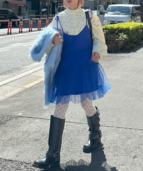 Alley Tokyo(アリートーキョー)の「マルチウェイ過ぎるチュールコルセットワンピ(ワンピース・レディース・オフホワイト/ブルー/イエロー/ピンク・FREE)」の21枚目の写真