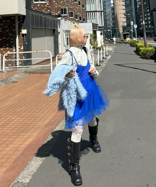 Alley Tokyo(アリートーキョー)の「マルチウェイ過ぎるチュールコルセットワンピ(ワンピース・レディース・オフホワイト/ブルー/イエロー/ピンク・FREE)」の17枚目の写真