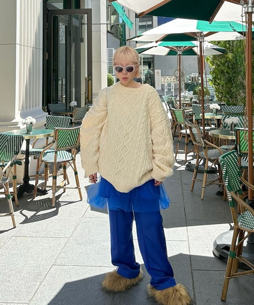 Alley Tokyo(アリートーキョー)の「マルチウェイ過ぎるチュールコルセットワンピ(ワンピース・レディース・オフホワイト/ブルー/イエロー/ピンク・FREE)」の16枚目の写真