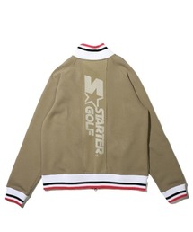 yield（イールド）の「【STARTER GOLF】スターターゴルフ ジャガードラインファスナーロゴプリントトラックジャケット SG-123023（ジャージ）」