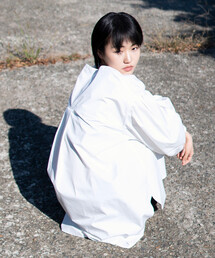 Bshop | eunoia | パフスリーブ オーバーサイズシャツ WOMEN(シャツ/ブラウス)