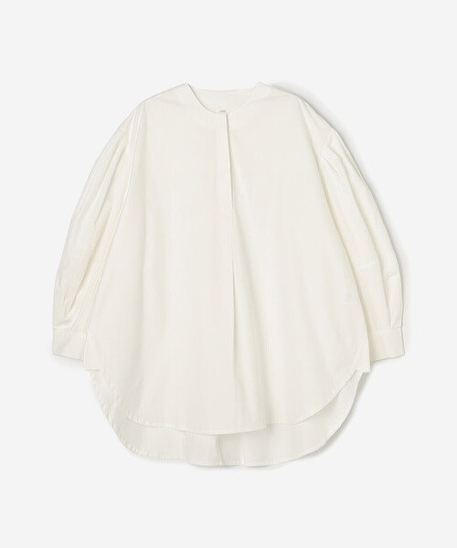 Bshop（ビショップ）の「eunoia | パフスリーブ オーバーサイズシャツ WOMEN（シャツ/ブラウス・レディース・ブラック/ホワイト・ONE）」の15枚目の写真