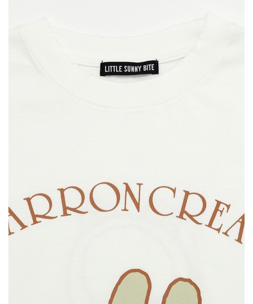 Little sunny bite(リトルサニーバイト)の「【Little Sunny Bite】MARRONCREAM x little sunny bite long tee(Tシャツ/カットソー・レディース・ブラック/ホワイト/ブルー・SMALL/MEDIUM)」の19枚目の写真