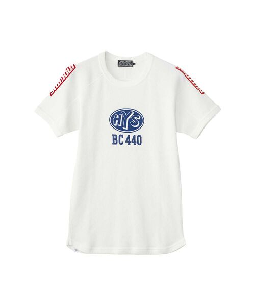 HYSTERIC GLAMOUR(ヒステリックグラマー)の「BC440 Tシャツ(Tシャツ/カットソー・メンズ・ホワイト/ネイビー/ブラック・X-LARGE/SMALL/MEDIUM/LARGE)」の2枚目の写真