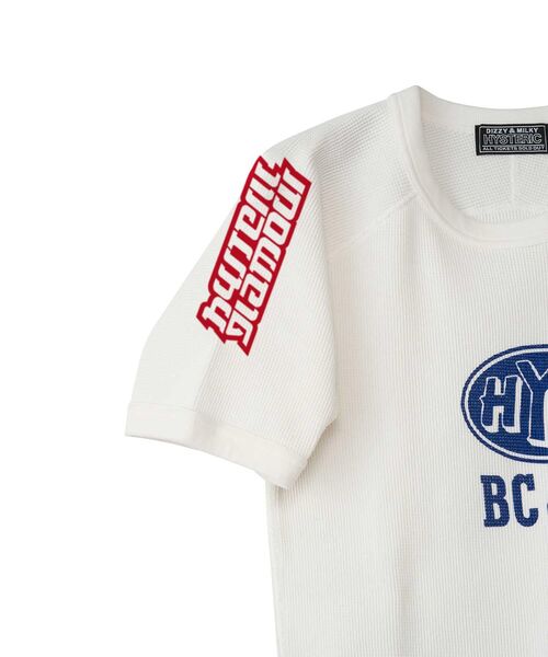 HYSTERIC GLAMOUR(ヒステリックグラマー)の「BC440 Tシャツ(Tシャツ/カットソー・メンズ・ホワイト/ネイビー/ブラック・X-LARGE/SMALL/MEDIUM/LARGE)」の9枚目の写真