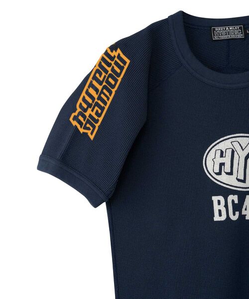 HYSTERIC GLAMOUR(ヒステリックグラマー)の「BC440 Tシャツ(Tシャツ/カットソー・メンズ・ホワイト/ネイビー/ブラック・X-LARGE/SMALL/MEDIUM/LARGE)」の12枚目の写真