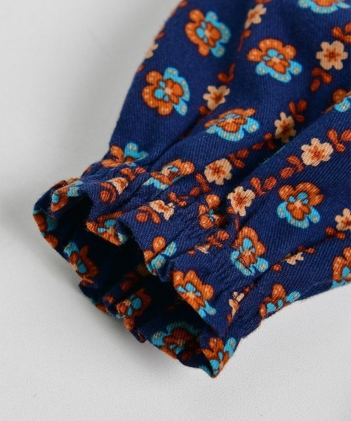 moimoln（モイモルン）の「デリアフラワーワンピース（ワンピース・キッズ・ネイビー・80ｃｍ/90cm/100cm/110cm/120cm）」の4枚目の写真