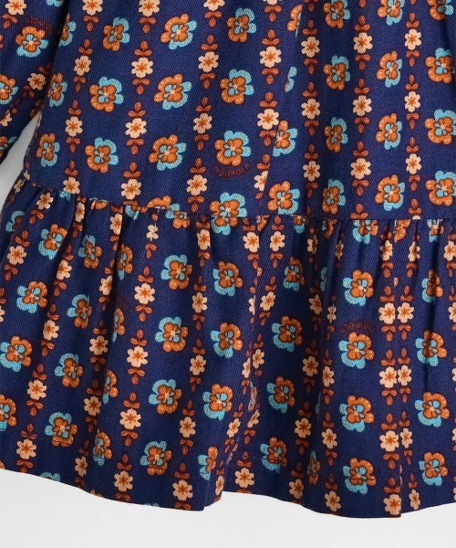 moimoln（モイモルン）の「デリアフラワーワンピース（ワンピース・キッズ・ネイビー・80ｃｍ/90cm/100cm/110cm/120cm）」の5枚目の写真