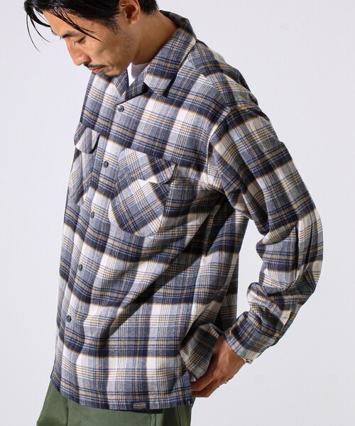 セール】【PENDLETON】Open Collar Shirt オープンカラーシャツ