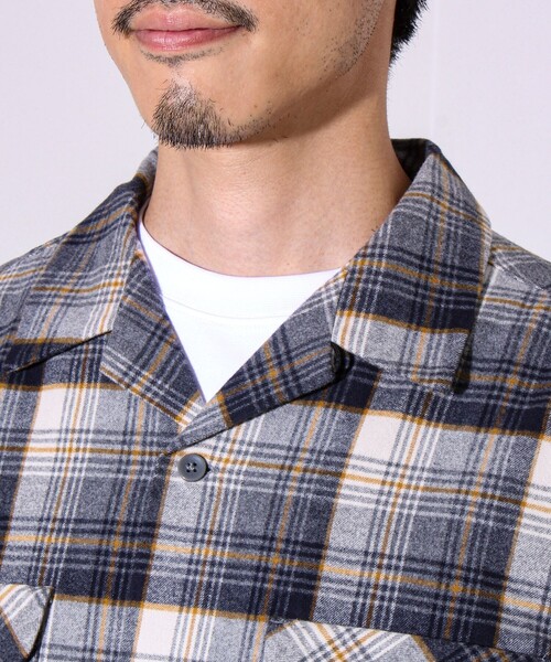 セール】【PENDLETON】Open Collar Shirt オープンカラーシャツ