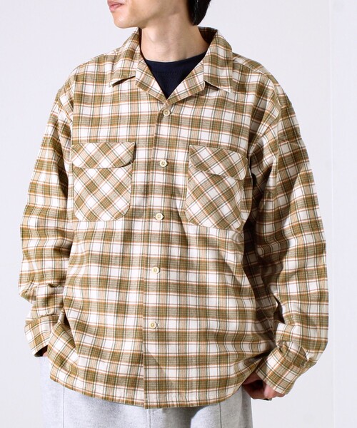PENDLETON(ペンドルトン)の「【PENDLETON】Open Collar Shirt オープンカラーシャツ(シャツ/ブラウス・メンズ・カーキ/ブルー系その他/ブラウン系その他/ホワイト系その他2・L/M)」の19枚目の写真