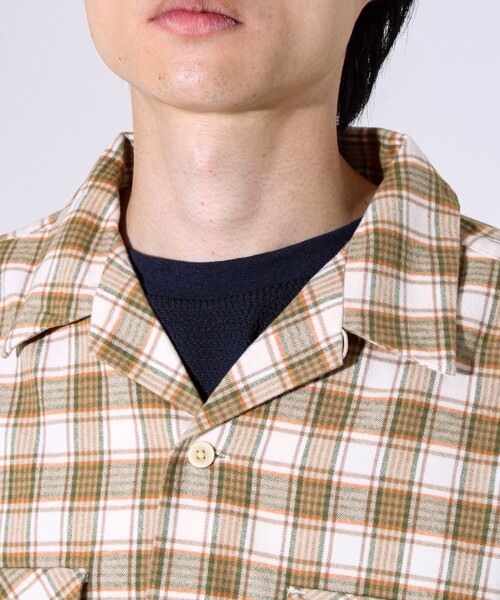 PENDLETON(ペンドルトン)の「【PENDLETON】Open Collar Shirt オープンカラーシャツ(シャツ/ブラウス・メンズ・カーキ/ブルー系その他/ブラウン系その他/ホワイト系その他2・L/M)」の6枚目の写真