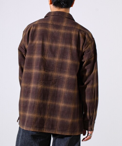 PENDLETON】Open Collar Shirt オープンカラーシャツ（シャツ/ブラウス