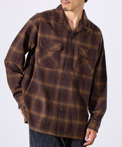 PENDLETON(ペンドルトン)の「【PENDLETON】Open Collar Shirt オープンカラーシャツ(シャツ/ブラウス・メンズ・カーキ/ブルー系その他/ブラウン系その他/ホワイト系その他2・L/M)」の7枚目の写真