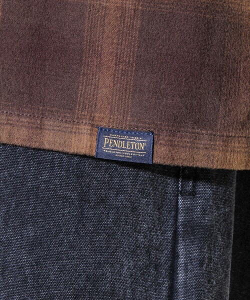 PENDLETON(ペンドルトン)の「【PENDLETON】Open Collar Shirt オープンカラーシャツ(シャツ/ブラウス・メンズ・カーキ/ブルー系その他/ブラウン系その他/ホワイト系その他2・L/M)」の11枚目の写真