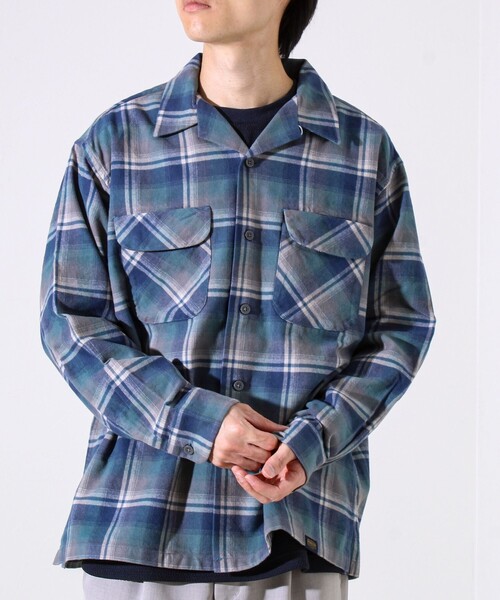 PENDLETON(ペンドルトン)の「【PENDLETON】Open Collar Shirt オープンカラーシャツ(シャツ/ブラウス・メンズ・カーキ/ブルー系その他/ブラウン系その他/ホワイト系その他2・L/M)」の16枚目の写真