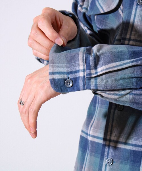 PENDLETON(ペンドルトン)の「【PENDLETON】Open Collar Shirt オープンカラーシャツ(シャツ/ブラウス・メンズ・カーキ/ブルー系その他/ブラウン系その他/ホワイト系その他2・L/M)」の22枚目の写真