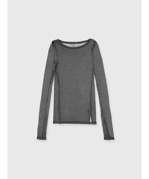 新品未使用【ANIECA】カラーフォトロングスリーブTシャツ/BLACK kuua×LAFARY》ロングスリーブTシャツ- LAFARY ONLINE